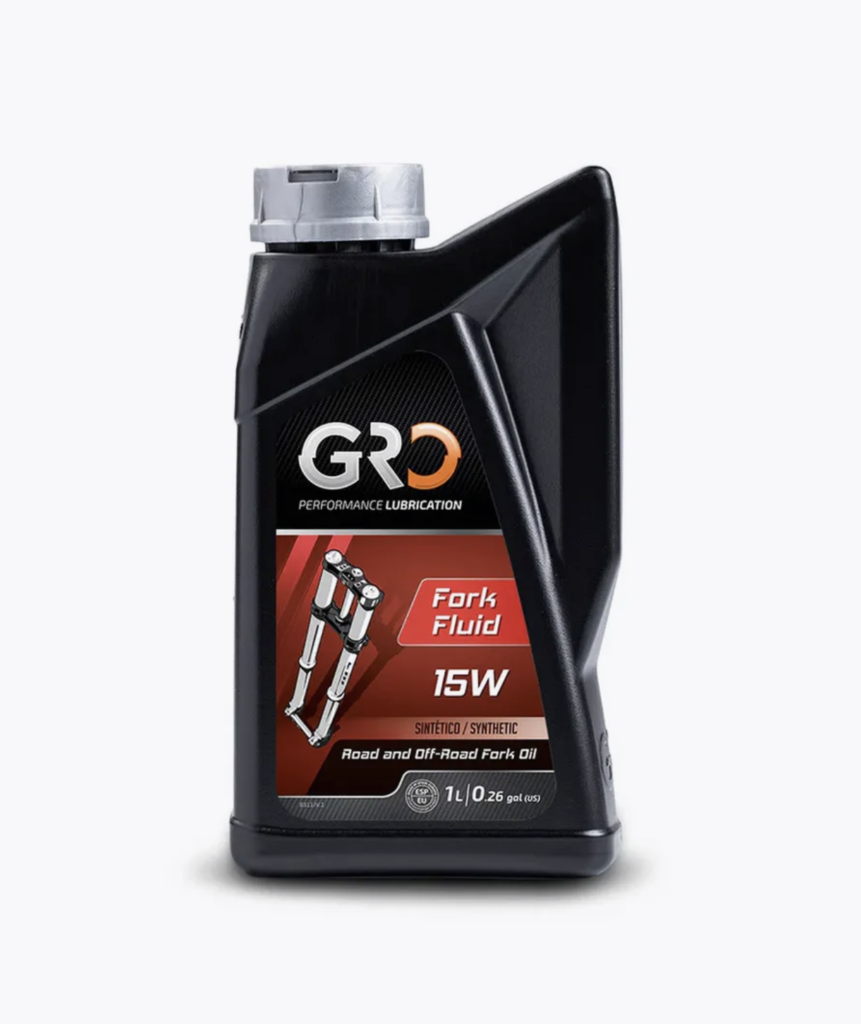 Масло вилочное GRO FORK FLUID SAE 15W 1л /Испания/