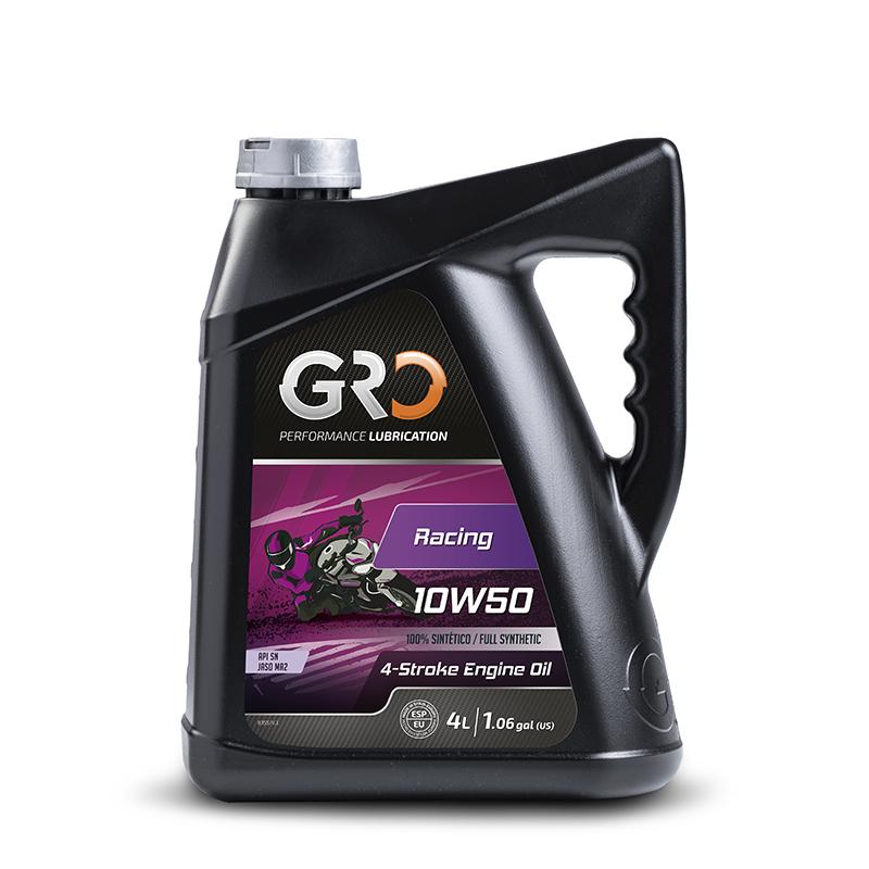 Масло моторное для мотоцикла GRO RACING 10w50, 4л