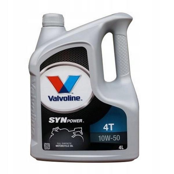 Моторное масло Valvoline SYNPOWER 4T 10W50 4L