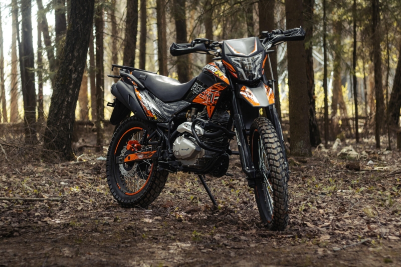 Rockot XR250 с ПТС, черный/оранжевый