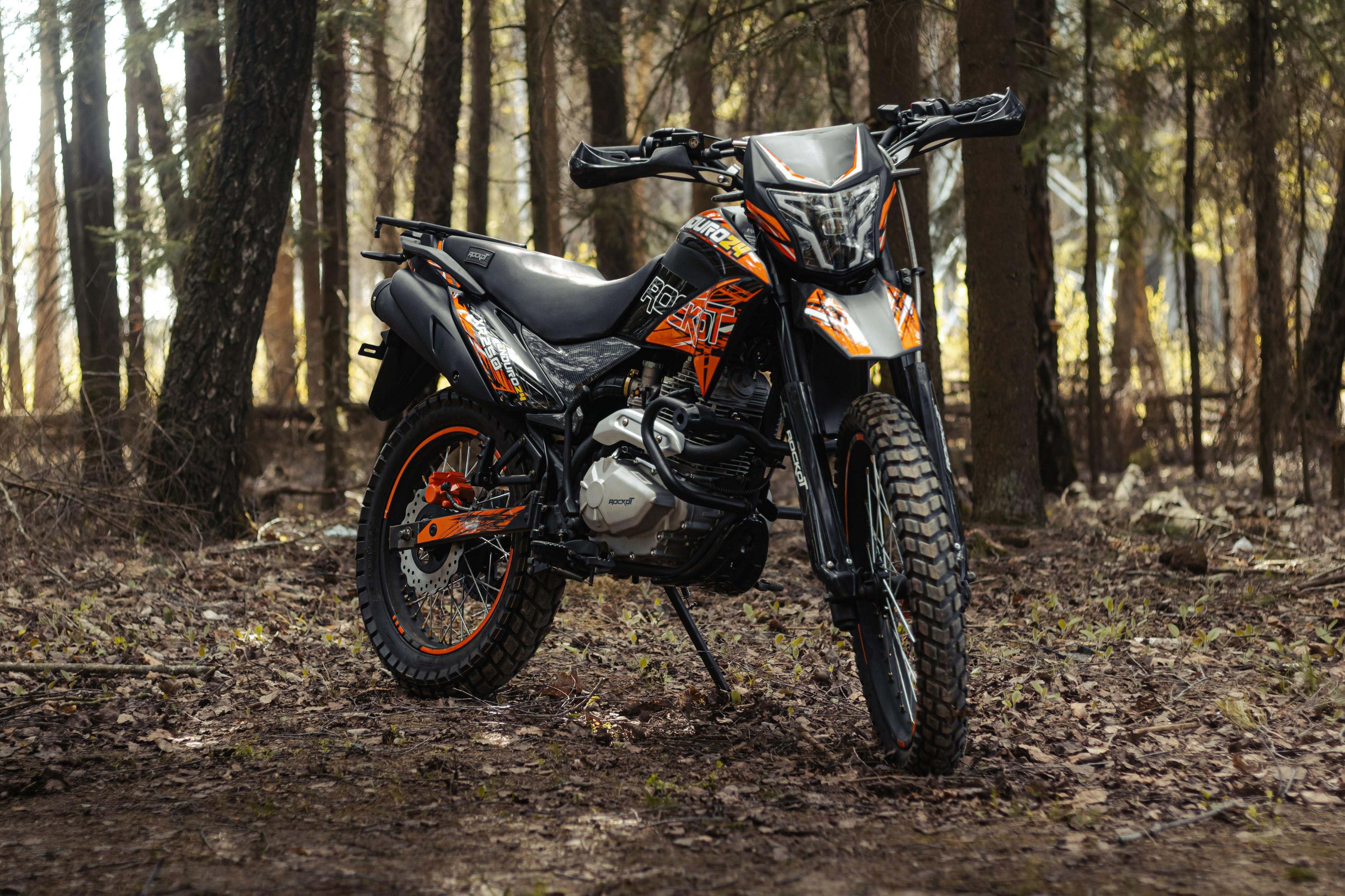 Rockot XR250 с ПТС, черный/оранжевый
